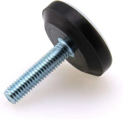 Produktbild von 12 Teflongleiter mit Gewinde M6 und Gleitfläche von 28 mm für Möbel