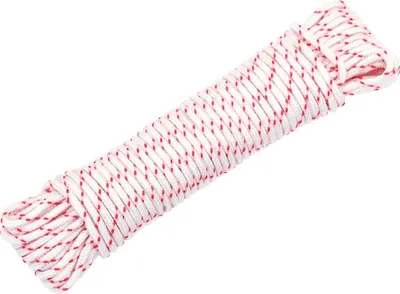 Obrázok produktu pre ťažná štartovacia šnúra biela a červená Ø3 mm 10 m nylon