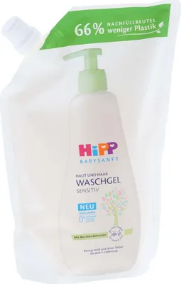Produktbild von HiPP Babysanft Waschgel Haut & Haar Nachfüller 400ml