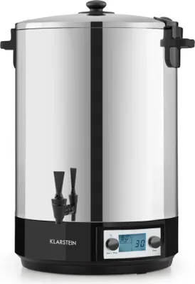 Image de Stérilisateur de bocaux électrique - Klarstein KonfiStar 40 Digital - 40 litres - robinet - 100°C