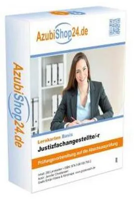 Obrázok produktu pre AzubiShop24.de Lernkarten Justizfachangestellte