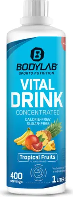 Produktbild von BODYLAB Vital Zero Drink - 1000ml - Tropical Fruits