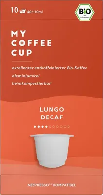 Produktbild von My Coffee Cup - Decaf – 10 Kapseln
