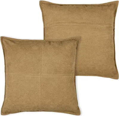 Image de Coussin Dandy Camel Velours Côtelé, Confort Et Style - Stof