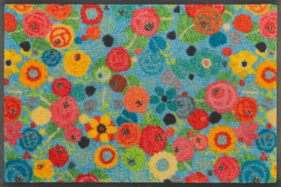 Produktbild von wash+dry Design Schmutzfangmatte - Flower Power - 40 x 60 cm