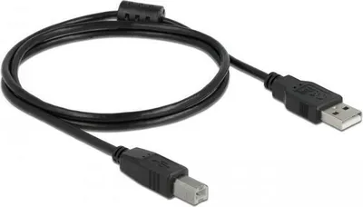 Produktbild von DELOCK USB Kabel A -> B St/St 1.00m sw