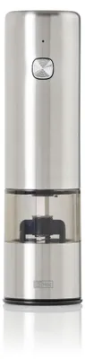Produktbild von AdHoc Elektrische Pfeffer- / Salzmühle i.Mill Mini, CeraCut® Ceramic Mahlwerk, inkl. Lithium Akku, Edelstahl/Acryl, D: 3,6 cm, H: 14 cm