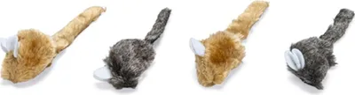 Produktbild von Karlie Katzenspielzeug Spielmäuse 4 Stck. Catnip Plüsch schwarz/braun