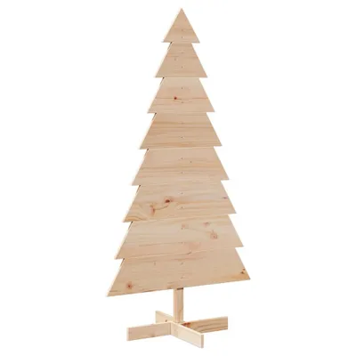 Produktbild von Weihnachtsbaum Holz zum Schmücken 150 cm Massivholz Kiefer