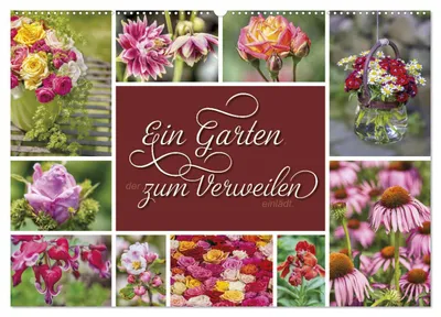 Produktbild von Ein Garten, der zum Verweilen einlädt (Wandkalender 2027 DIN A2 quer), CALVENDO Monatskalender