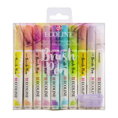 Obrázok produktu pre Talens 11509801, Modrá, Zelená, Šedá, Červená, Ruže, Fialová, Žltá, Viacfarebný, 10 farba/farieb, Rúra, 10 kusov