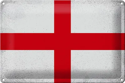 Produktbild von Blechschild Flagge England 30x20cm Flag of England Vintage