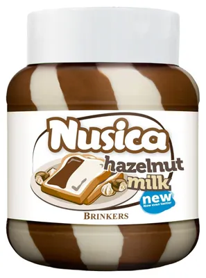 Immagine prodotto di Nusica crema di nocciole e cioccolato al latte 750 g – cremosa crema spalmabile
