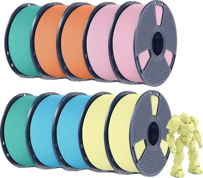 Imagen del producto de Filamento para impresoras 3D, material ecológico, impresiones duraderas, MIX 4