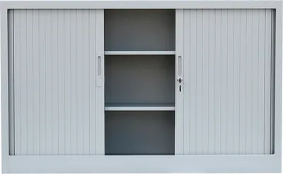 Produktbild von Querrollladenschrank Sideboard 120cm breit Aktenschrank Rolladenschrank 555130