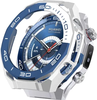 Obrázek produktu pro INF Duté PC pouzdro s polovičním krytem kompatibilní s Huawei Watch Ultimate2 s tvrzeným sklem Modrý