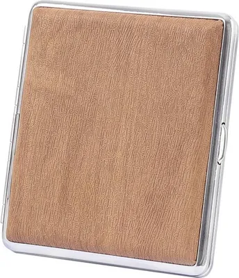 Immagine prodotto di INF Portasigarette inPoliuretanocon texture legno - Contiene 20 sigarette Marrone