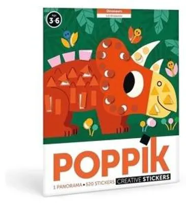 Produktbild von POPPIK Sticker Panorama Poster Dinosaurier