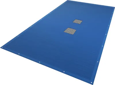 Produktbild von VOUNOT® Poolabdeckung Rechteckig 160g/m² Doppelter Poolplane mit Aluminiumösen 4X7m