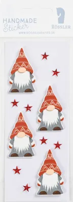 Produktbild von Rossler Sticker 9002-2023 W-Sticker, Weihnachtswichtel