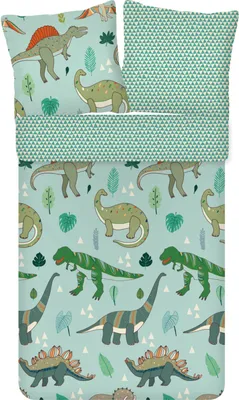 Produktbild von ESPiCO Bettwäsche Trendy Bedding Dinozeit Renforcé 135 cm x 200 cm