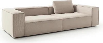 Produktbild von KAWOLA Sofa CARMO 3-Sitzer Feincord beige