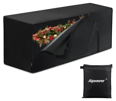 Weihnachtsbaum-Aufbewahrungstasche 200x60x75 cm, 600D Oxford, schwarz