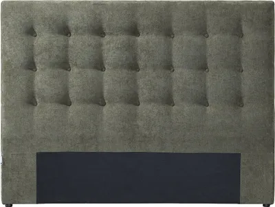 Produktbild von Polster-Bettkopfteil – 140 cm – Stoff – Olivgrün – FRANCESCO