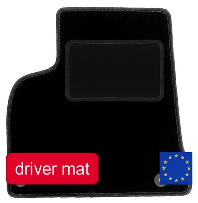Immagine prodotto di Tappetino per conducente, su misura, materiale resistente, nero