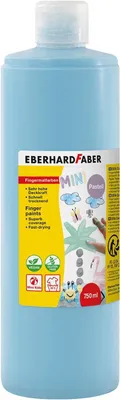 Immagine prodotto di EBERHARD FABER 578948 EBERHARD FABER Fingerfarbe pastellblau 750,0 ml