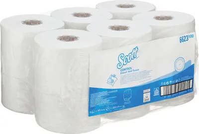 Zdjęcie produktu dla Ręcznik papierowy Scott CONTROL 6623 1-warstwowy 165m 6 szt/opak.
