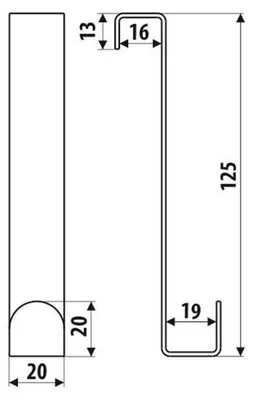 Produktbild von GAMET WS06 Türhaken weiß matt, Türgarderobe Metall