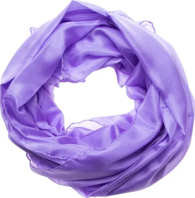 Produktbild von Seidenschal Halstuch Schal violett lila flieder Seide 180x90cm