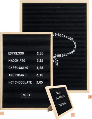 Obrázok produktu pre Securit WLB-TE-60-80 Securit Wandtafel "LETTER BOARD", 600 x 800 mm