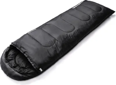 Immagine prodotto di Sacco a pelo Meteor Dreamer PRO, sacco a pelo a mummia 220cm x 75cm - sacco a pelo per esterni - campeggio, viaggi, festival - da 15°C a -4°C con sacco di compressione nero