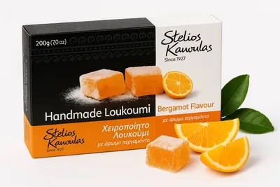 Produktbild von Kandylas Loukoumi Orangen Gelee-Süßigkeiten 200 g