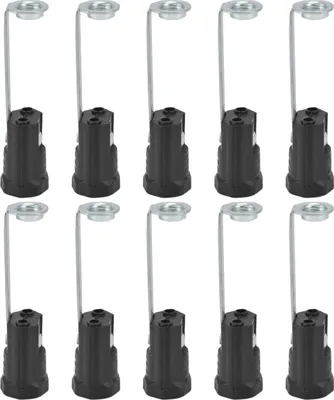 Image de Lot de 10 douilles E12 125 V – Douilles pour suspensions avec filetage E12 pour la maison, le bureau et le bricolage