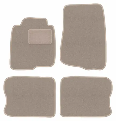 Immagine prodotto di Tappetini in moquette per Volvo 240 / 260 1974-1993 (station wagon/berlina) – set 4 pezzi, beige, su misura – Wielganizator LUX