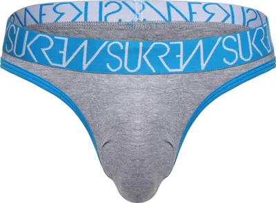 Immagine prodotto di SUKREW - Intimo da Uomo Mutandine a perizoma - Classic Thong Grey Marl - 1x Taglia S