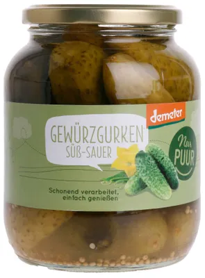 Produktbild von Gewürzgurken süß-sauer 680g