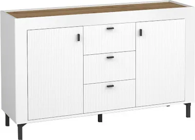 Produktbild von Kommode Sideboard Beistellkommode MOSSO 06 weiß