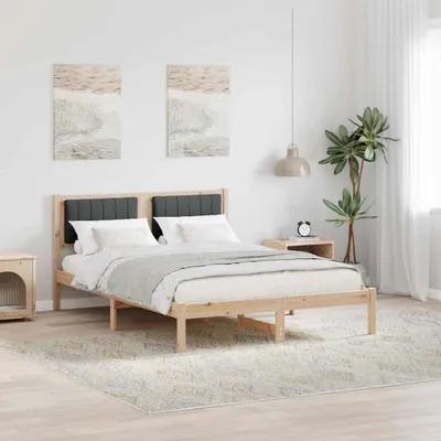 Immagine prodotto di Maison Exclusive - Letto con testiera imbottita Grigio scuro 140 x 200 cm