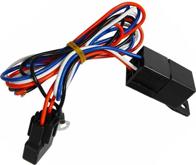 Image de 3/8 Inch Electric Cooling Fan Wire Harness Kit 185 On 175 Off Waterproof Relay Temperature Switch Sensor 12V 40A