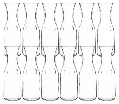 Produktbild von Olympia Glaskaraffen | 1L | 12 Stück | Karaffen | Spülmaschinenfest