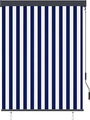 Obrázok produktu pre vidaXL Vonkajšia roleta 120 x 250 cm Modrá a biela