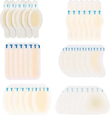 Produktbild von 36 Stück Blasenpflaster, Blister Pads Gel Pflaster für Blase Fuß Schutz, Unsichtbare und Wasserdicht Hydrokolloid Patch, Verhindert Schmerzen durch Blasen an Fersen, Zehen und Füßen (36pcs)