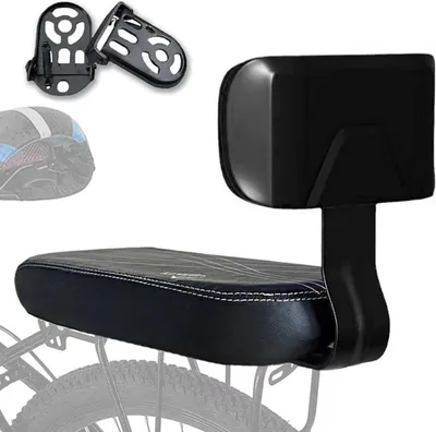 Produktbild von Kindersitz für Fahrräder mit Rückenlehne – Universal, Schwarz