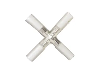 Produktbild von Best Season X-Verbindungsstück f. Lichtschläuche "X-Extra" 4 Einspeisepins,3 Abschlussk, 7 Schrumpfschl., out, 065-12