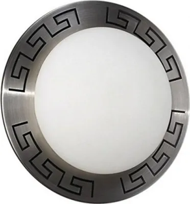 Produktbild von Wandaussenleuchte Corfu E27 Edelstahl Glas 34cm Durchmesser IP44 satiniert