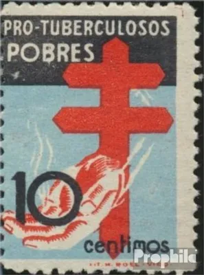 Produktbild von Briefmarken Spanien 1937 Mi ZC23a (kompl.Ausg.) postfrisch Zwangszuschlag